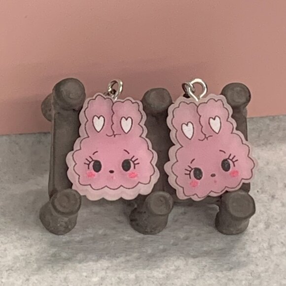 Bunny Earring, Rabbit Earring, Easter Bunny Earring, Easter Basket Gift, GiftBun - Picture 1 of 6